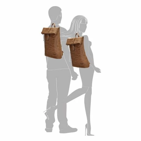 Enrico Benetti Rotterdam Laptop Rugtas 15" Camel 7 Enrico Benetti Rotterdam Laptop Rugtas 15" Camel - Afbeelding 5