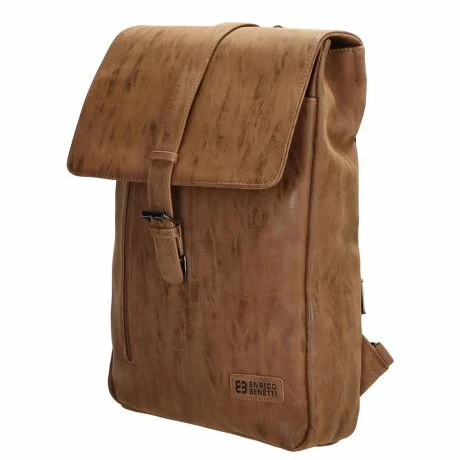 Enrico Benetti Rotterdam Laptop Rugtas 17" Camel 4 Enrico Benetti Rotterdam Laptop Rugtas 17" Camel - Afbeelding 2