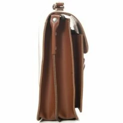 OldSchool Bags Schooltas Extra Large Denim / Kastanjebruin -NL Rugzak Verkoopwinkel 72 1 5 2