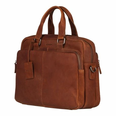 Burkely Antique Avery Workbag 15.6" Cognac 5 Burkely Antique Avery Workbag 15.6" Cognac - Afbeelding 3