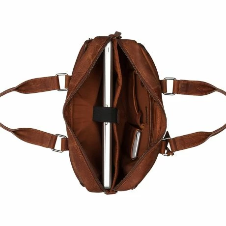 Burkely Antique Avery Workbag 15.6" Cognac 6 Burkely Antique Avery Workbag 15.6" Cognac - Afbeelding 4