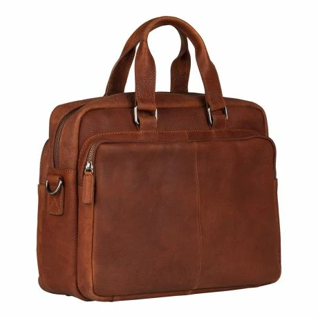 Burkely Antique Avery Workbag 15.6" Cognac 4 Burkely Antique Avery Workbag 15.6" Cognac - Afbeelding 2