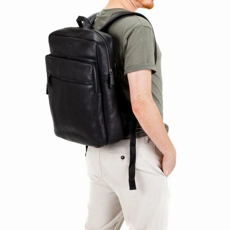 Burkely Antique Avery Backpack Zip 15.6" Black 7 Burkely Antique Avery Backpack Zip 15.6" Black - Afbeelding 5