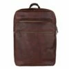 Burkely Antique Avery Backpack Zip 15.6" Brown -NL Rugzak Verkoopwinkel 8005364.56.20