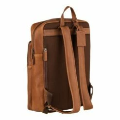 Burkely Antique Avery Backpack Zip 15.6" Cognac -NL Rugzak Verkoopwinkel 8005364.56.24 4