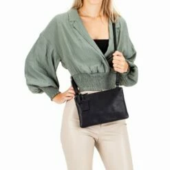 Burkely Antique Avery Crossover Schoudertas L Black -NL Rugzak Verkoopwinkel 8005432.56.10 5