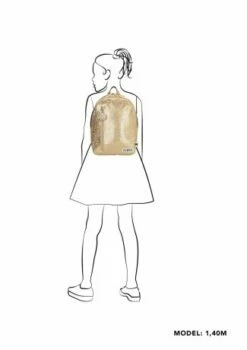 Zebra Kinder Rugzak M Leopard Gold -NL Rugzak Verkoopwinkel 811102 m996 3