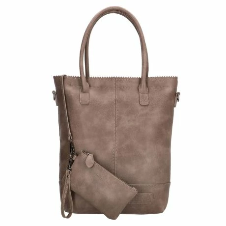 Zebra Natural Bag Kartel Rits Stone Grey 6 Zebra Natural Bag Kartel Rits Stone Grey - Afbeelding 4