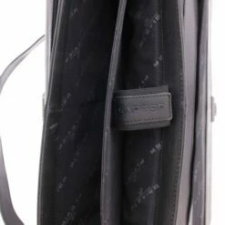 Plevier Morse Leren Aktentas 2-Vaks 15.6" Zwart 12 Plevier Morse Leren Aktentas 2-Vaks 15.6" Zwart -NL Rugzak Verkoopwinkel 853 1 binnenkant 1 morse