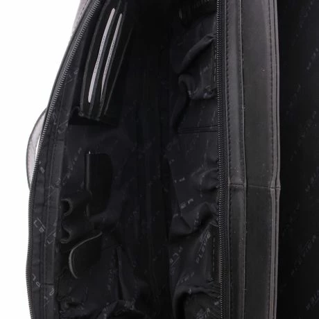 Plevier Morse Leren Aktentas 2-Vaks 15.6" Zwart 6 Plevier Morse Leren Aktentas 2-Vaks 15.6" Zwart - Afbeelding 4