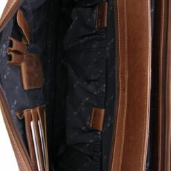 Plevier Morse Leren Aktentas 2-Vaks 15.6" Bruin 13 Plevier Morse Leren Aktentas 2-Vaks 15.6" Bruin -NL Rugzak Verkoopwinkel 853 2 cognac binnenkant 1000 3