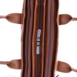 Plevier Baken Dames Laptoptas 3-Vaks 15.6" Bruin -NL Rugzak Verkoopwinkel 862 2 baken binnen1