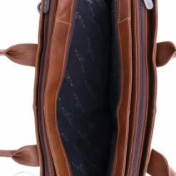 Plevier Baken Dames Laptoptas 3-Vaks 15.6" Bruin -NL Rugzak Verkoopwinkel 862 2 baken binnen2