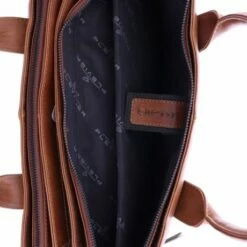 Plevier Baken Dames Laptoptas 3-Vaks 15.6" Bruin -NL Rugzak Verkoopwinkel 862 2 baken binnen3