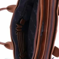 Plevier Baken Dames Laptoptas 3-Vaks 15.6" Bruin -NL Rugzak Verkoopwinkel 862 2 baken binnen4