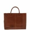Plevier Baken Dames Laptoptas 3-Vaks 15.6" Bruin -NL Rugzak Verkoopwinkel 862 2 baken voorkant 1000