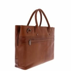 Plevier Baken Dames Laptoptas 3-Vaks 15.6" Bruin -NL Rugzak Verkoopwinkel 862 2 baken zijkantachter