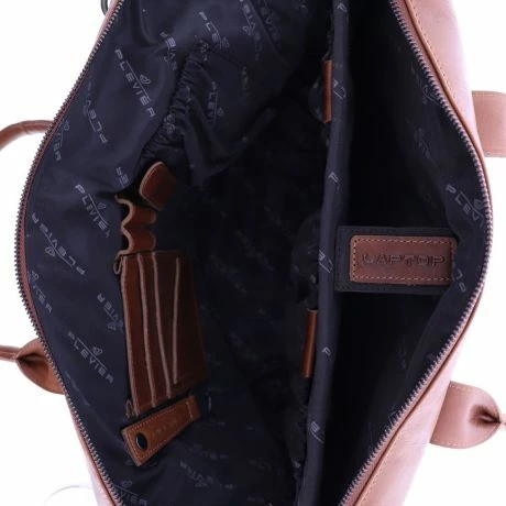 Plevier Beidou Dames Laptoptas 1-Vak 15.6" Bruin 6 Plevier Beidou Dames Laptoptas 1-Vak 15.6" Bruin - Afbeelding 4