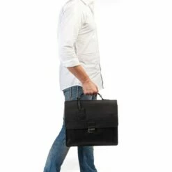 Burkely Vintage Scott Briefcase Black -NL Rugzak Verkoopwinkel 9006378.22.10 7