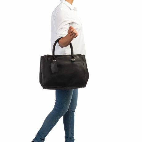 Burkely Vintage Wieske 2-Zipper Shoulder Bag Black 8 Burkely Vintage Wieske 2-Zipper Shoulder Bag Black - Afbeelding 6