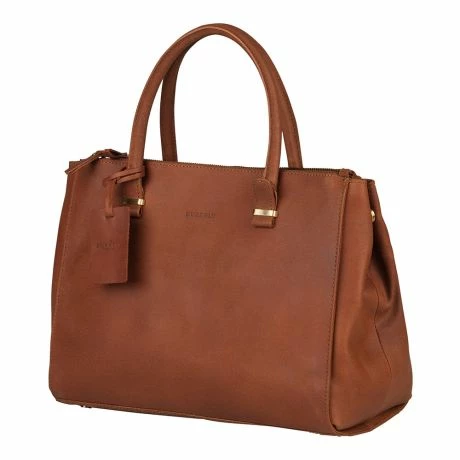Burkely Vintage Wieske 2-Zipper Shoulder Bag Cognac 4 Burkely Vintage Wieske 2-Zipper Shoulder Bag Cognac - Afbeelding 2