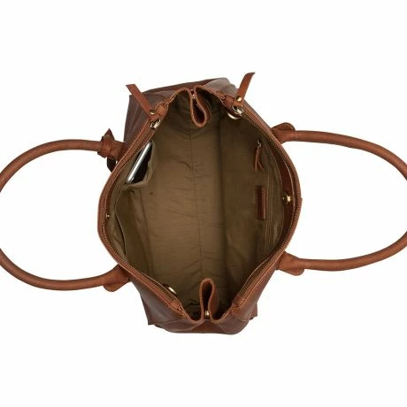 Burkely Vintage Wieske 2-Zipper Shoulder Bag Cognac 6 Burkely Vintage Wieske 2-Zipper Shoulder Bag Cognac - Afbeelding 4