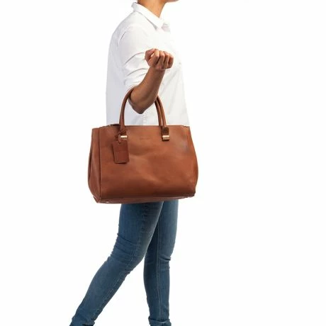 Burkely Vintage Wieske 2-Zipper Shoulder Bag Cognac 8 Burkely Vintage Wieske 2-Zipper Shoulder Bag Cognac - Afbeelding 6