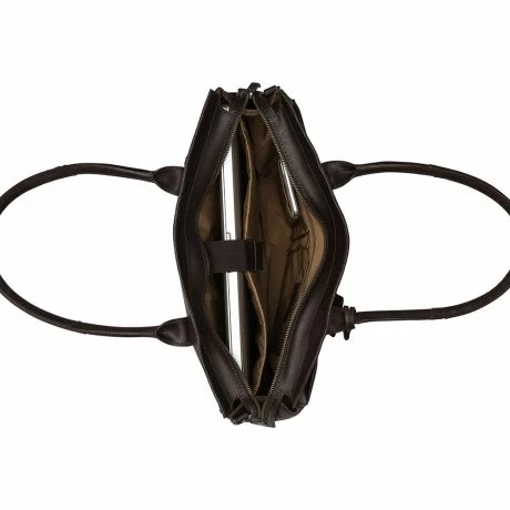 Burkely Vintage Doris Laptop Bag 15.6" Schoudertas Brown 6 Burkely Vintage Doris Laptop Bag 15.6" Schoudertas Brown - Afbeelding 4