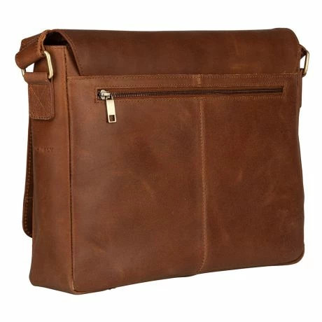 Burkely Vintage Juul Messenger Bag Cognac 6 Burkely Vintage Juul Messenger Bag Cognac - Afbeelding 4