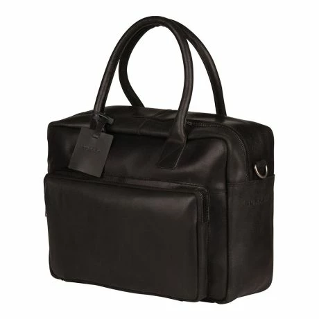 Burkely Vintage Mitch Worker 14" Schoudertas Black 4 Burkely Vintage Mitch Worker 14" Schoudertas Black - Afbeelding 2