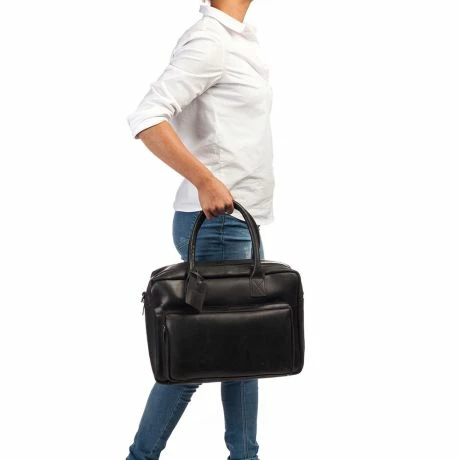 Burkely Vintage Mitch Worker 14" Schoudertas Black 7 Burkely Vintage Mitch Worker 14" Schoudertas Black - Afbeelding 5