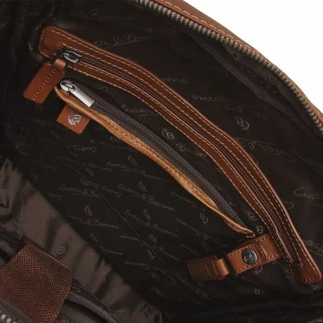 Castelijn & Beerens Firenze Laptoprugzak 15.6'' Tablet Lichtbruin 8 Castelijn & Beerens Firenze Laptoprugzak 15.6'' Tablet Lichtbruin - Afbeelding 6