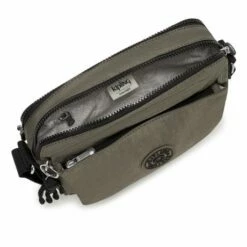 Kipling Abanu Medium Crossbody Green Moss -NL Rugzak Verkoopwinkel abanu m green moss 3