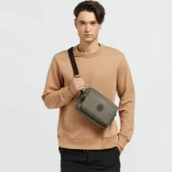 Kipling Abanu Medium Crossbody Green Moss -NL Rugzak Verkoopwinkel abanu m green moss 6