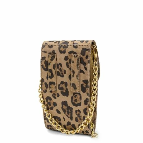 MOSZ Telefoontasje Cheeta Brown Light Gold 5 MOSZ Telefoontasje Cheeta Brown Light Gold - Afbeelding 3
