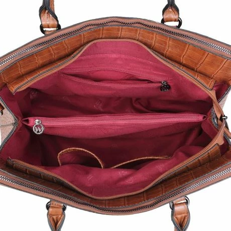 Wimona Arianna Handtas Cognac 6 Wimona Arianna Handtas Cognac - Afbeelding 4