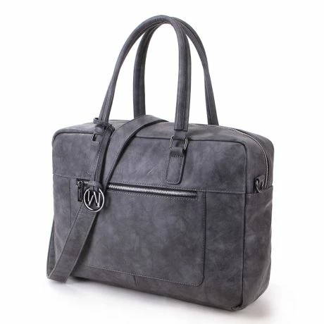 Wimona Milena Schoudertas Grijs 4 Wimona Milena Schoudertas Grijs - Afbeelding 2