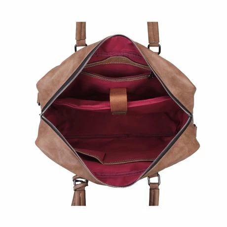 Wimona Milena Schoudertas Taupe 7 Wimona Milena Schoudertas Taupe - Afbeelding 5