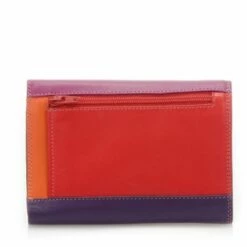 Mywalit Double Flap Purse Portemonnee Sangria Multi -NL Rugzak Verkoopwinkel back zoom 75