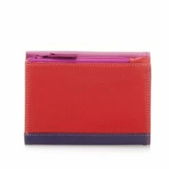 Mywalit Medium Tri-Fold Wallet Portemonnee Sangria Multi -NL Rugzak Verkoopwinkel back zoom 75 2 1