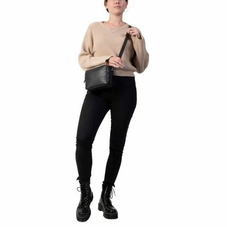 Cowboysbag X Bobbie Bodt Bag Bobbie Schoudertas Snake Black And White 7 Cowboysbag X Bobbie Bodt Bag Bobbie Schoudertas Snake Black And White - Afbeelding 5