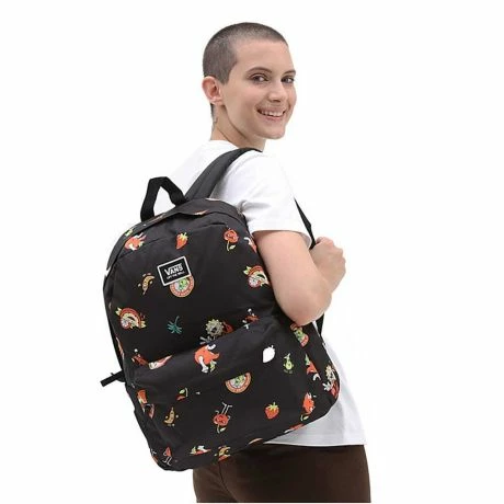 Vans Old Skool H2O Rugzak 15" Black Evening Fruit 6 Vans Old Skool H2O Rugzak 15" Black Evening Fruit - Afbeelding 4