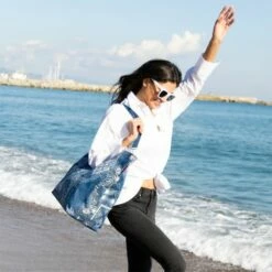 Reisenthel Shopper XL Bandana Blue 10 Reisenthel Shopper XL Bandana Blue -NL Rugzak Verkoopwinkel bl 2 3