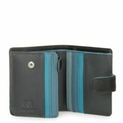 Mywalit Tri-Fold Tab Wallet Portemonnee Black Grey -NL Rugzak Verkoopwinkel black grey