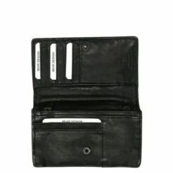 Bear Design Cow Lavato Dames Portemonnee CL782 Black -NL Rugzak Verkoopwinkel black cl782 3