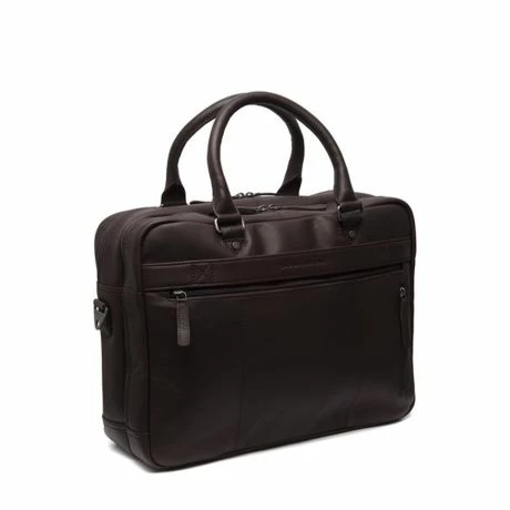 Chesterfield Boston Laptoptas 15" Schoudertas Brown 4 Chesterfield Boston Laptoptas 15" Schoudertas Brown - Afbeelding 2