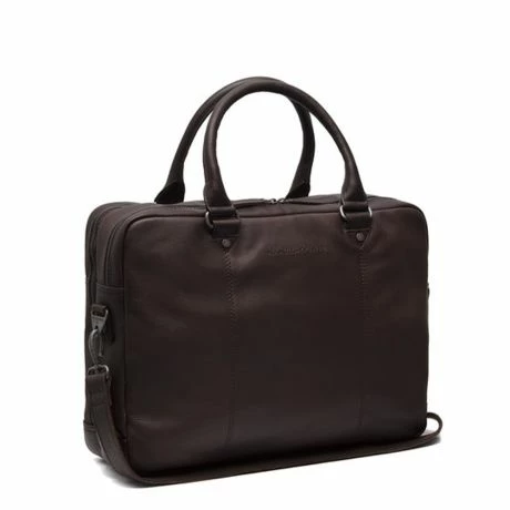 Chesterfield Boston Laptoptas 15" Schoudertas Brown 3 Chesterfield Boston Laptoptas 15" Schoudertas Brown
