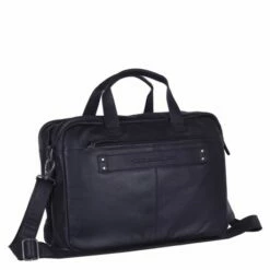 Chesterfield Ryan Laptop Schoudertas Large 17" Black 8 Chesterfield Ryan Laptop Schoudertas Large 17" Black -NL Rugzak Verkoopwinkel c40.101500 black 2