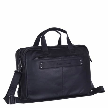 Chesterfield Ryan Laptop Schoudertas Large 17" Black 4 Chesterfield Ryan Laptop Schoudertas Large 17" Black - Afbeelding 2