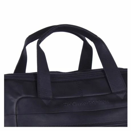 Chesterfield Ryan Laptop Schoudertas Large 17" Black 6 Chesterfield Ryan Laptop Schoudertas Large 17" Black - Afbeelding 4